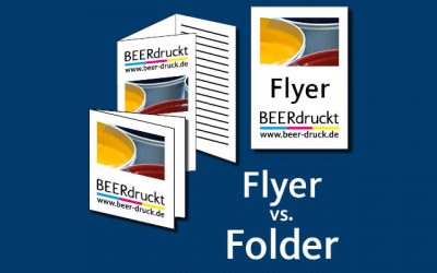 Flyer vs. Folder – was ist der Unterschied?